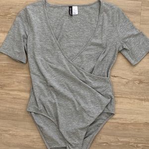 Grey bodysuit